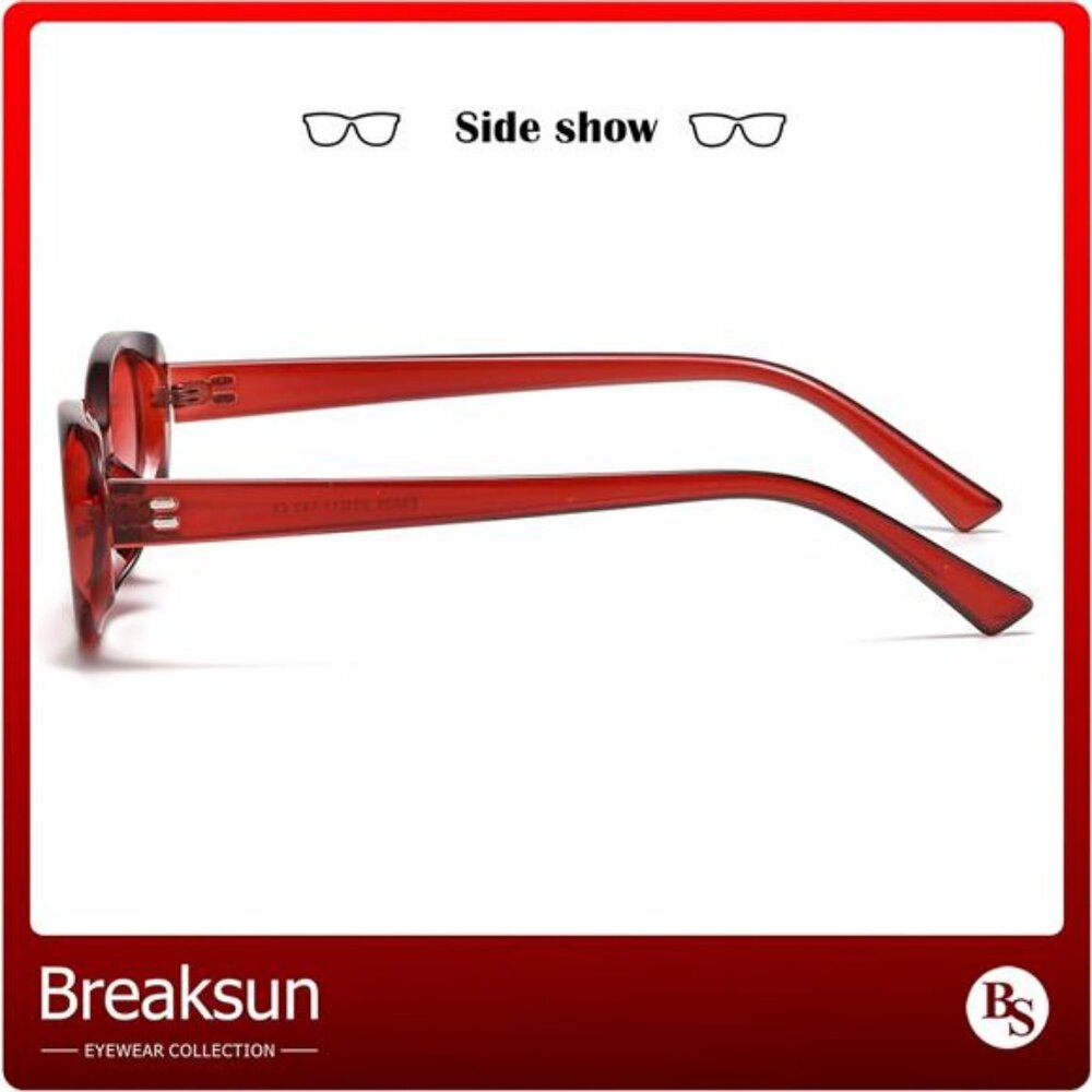 Retro Oval Sunglasses - Picture 3 of 6